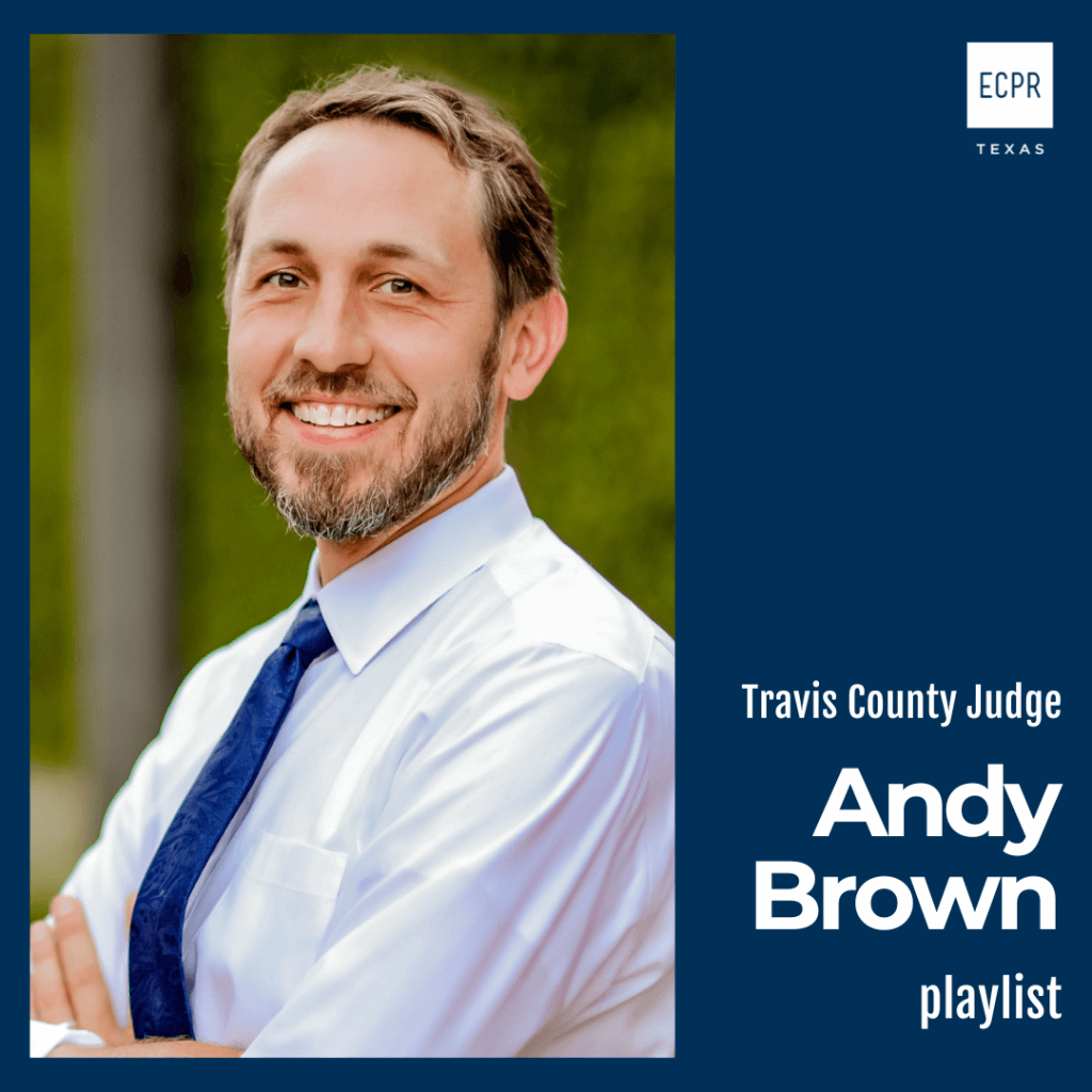 Judge Andy Brown spotify playlist cover image - ECPR Texas