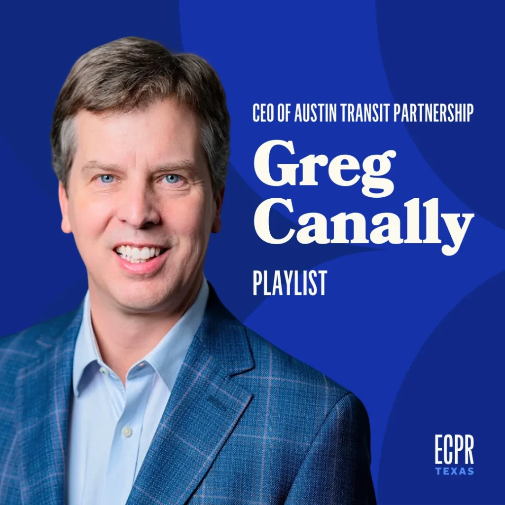 ECPR Texas playlist cover photo of Greg Canally